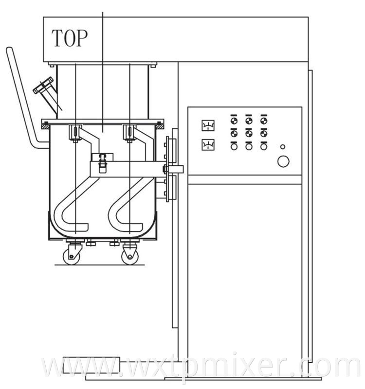 Xj Planetary Mixer The Slurry Blender Vacuum Mixer2